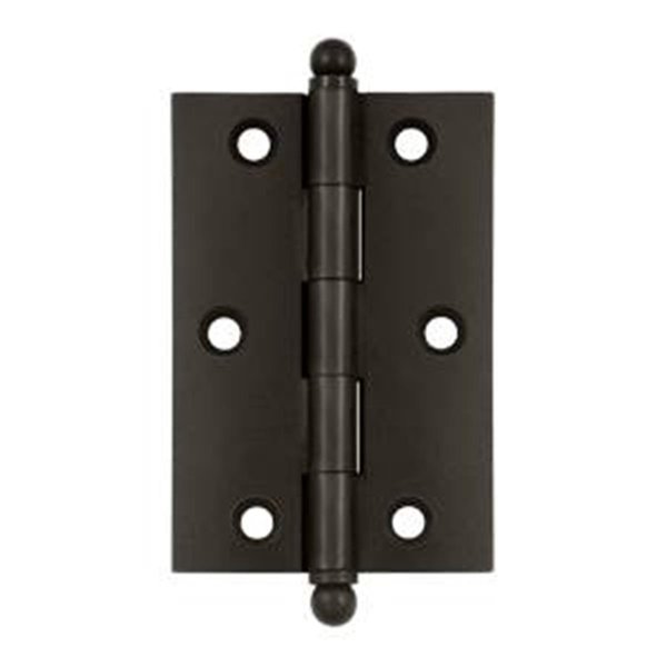 Patioplus 3 x 2 in. Hinge with Ball Tips, Oil Rubbed Bronze - Solid PA2667040